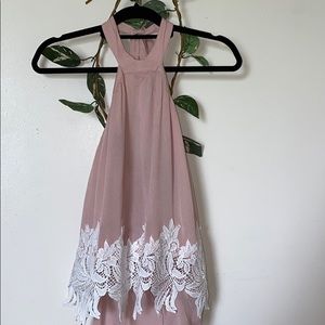 Halter top with Lace!